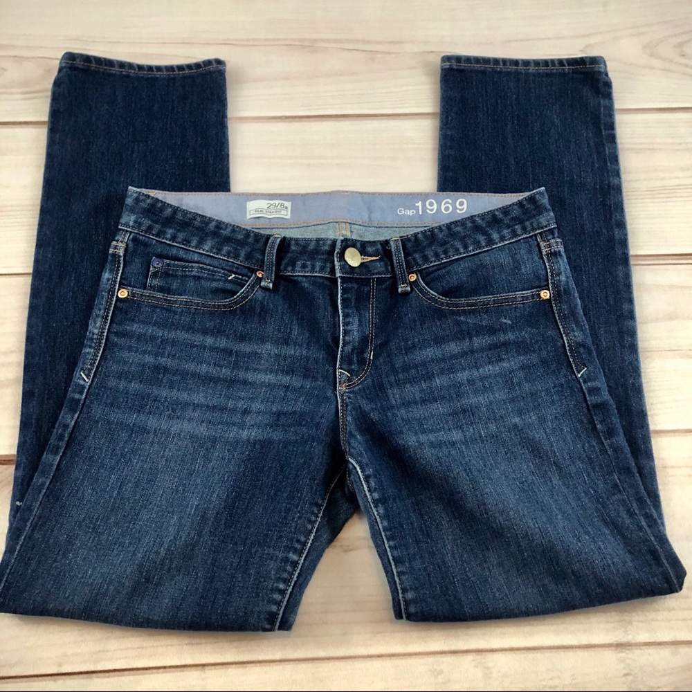 GAP Real Straight Jeans Sz 29/8 (Item #301)